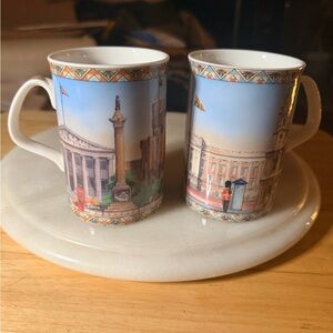 These are Royal Doulton Everyday London Scenes fine china coffee mugs